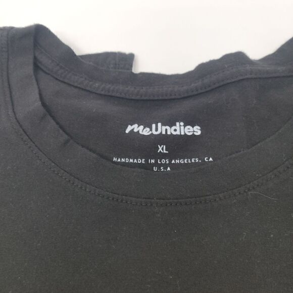 MeUndies Black I heart me Modal/Cotton Blend T-Shirt XLarge - Picture 2 of 4